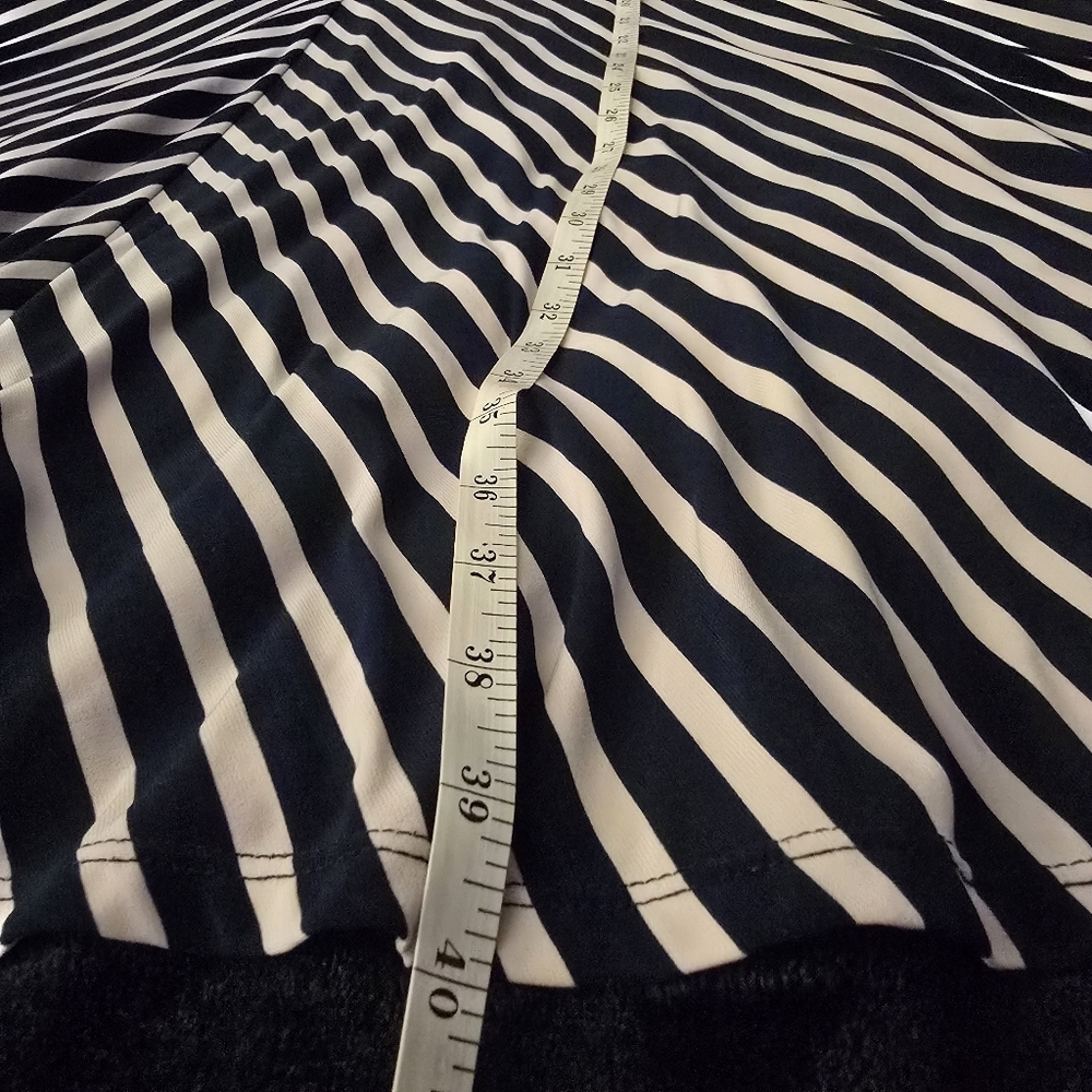Lauren Ralph Lauren Navy Blue And White Stripe Dress Size 3X - Picture 11 of 12
